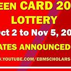 green card lottery 2021 dates